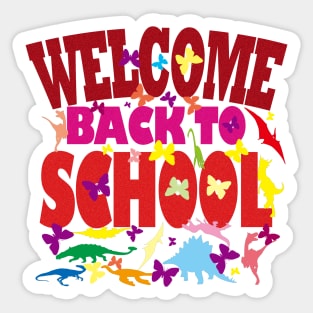 Welcome Back To School Sticker